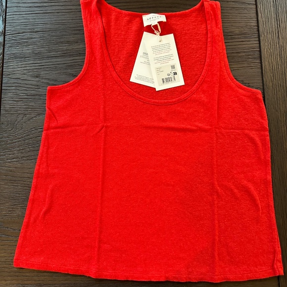 Sezane John Top Red - Size M - Picture 2 of 2